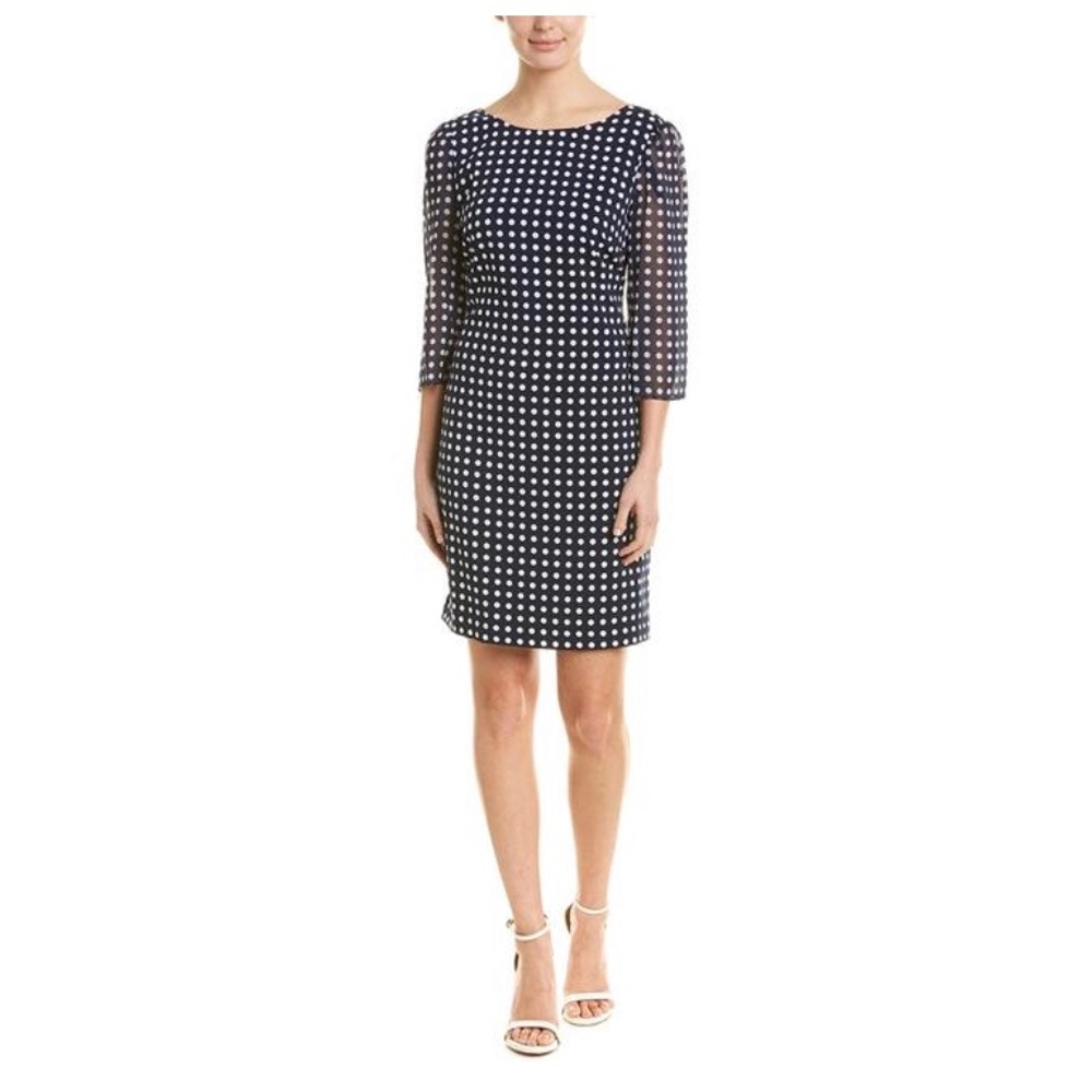 Karl Lagerfeld Paris Black Polkadot Dress …